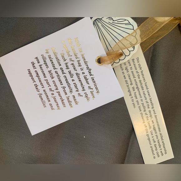 Viral Beaded Pearls and Shells Bag - from TJ Maxx - New with Tags - Picture 10 of 10